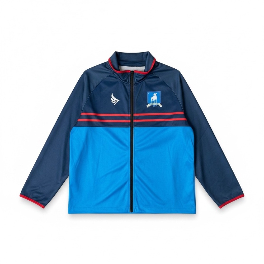 AFC Richmond Ted Lasso Track Jacket Mens Navy Blue Full Zip Soccer Jersey XL
